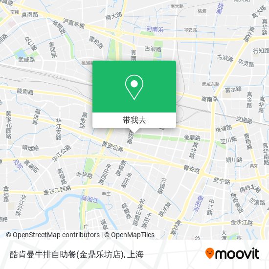 酷肯曼牛排自助餐(金鼎乐坊店)地图