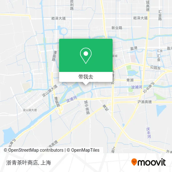浙青茶叶商店地图