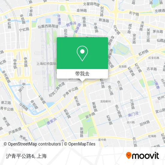 沪青平公路6地图