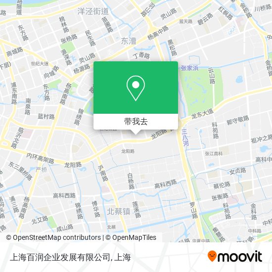 上海百润企业发展有限公司地图