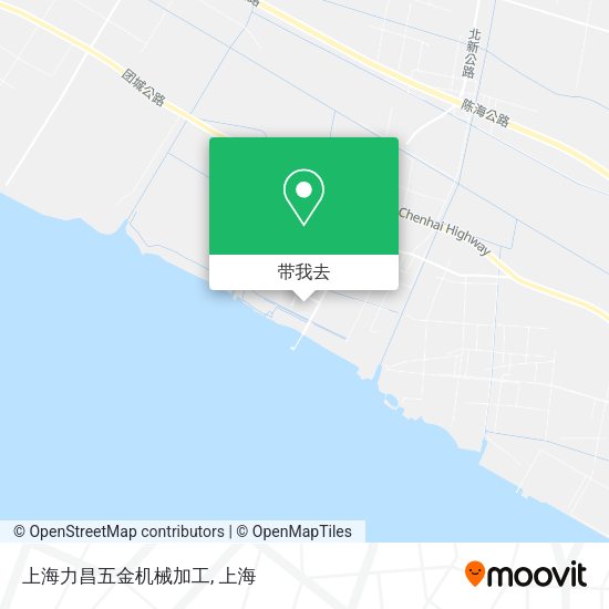 上海力昌五金机械加工地图