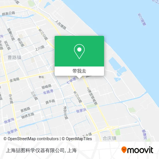 上海喆图科学仪器有限公司地图