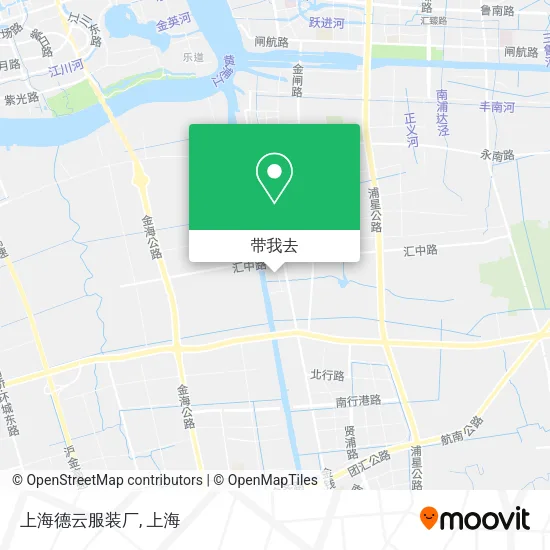 上海德云服装厂地图