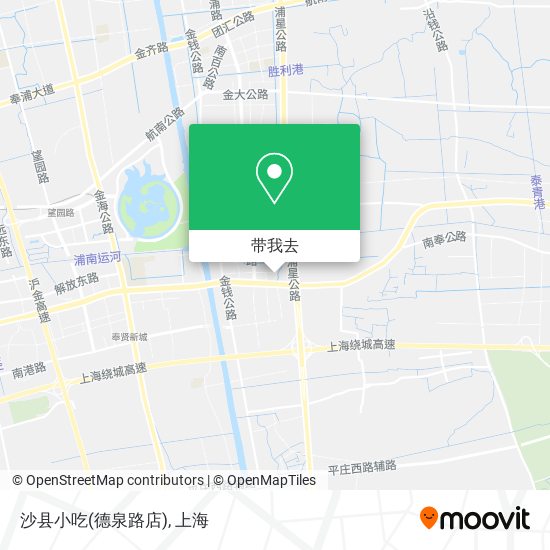 沙县小吃(德泉路店)地图
