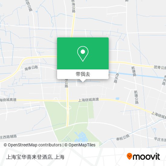 上海宝华喜来登酒店地图