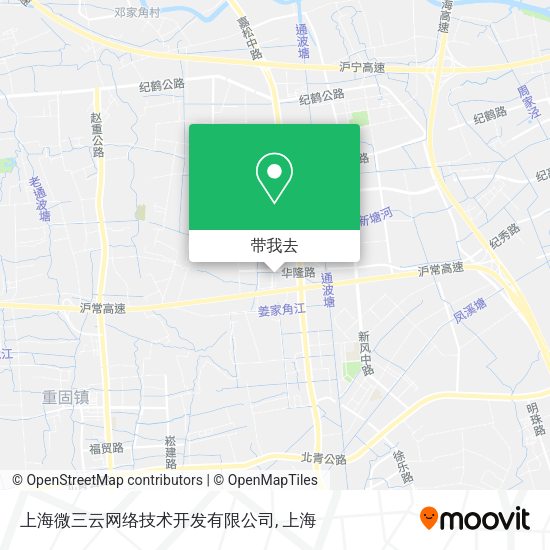 上海微三云网络技术开发有限公司地图
