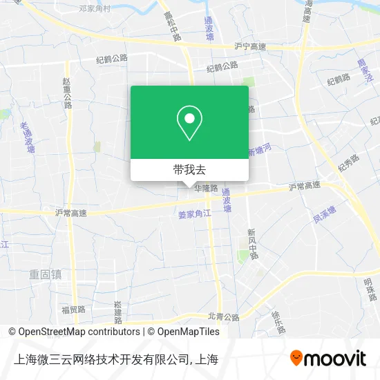 上海微三云网络技术开发有限公司地图