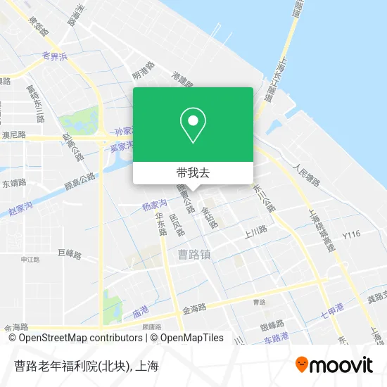 曹路老年福利院(北块)地图