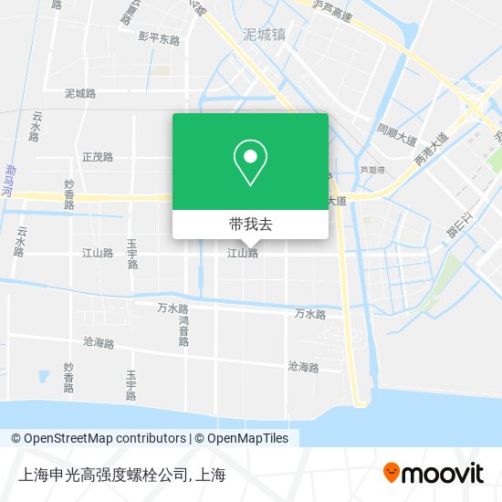 上海申光高强度螺栓公司地图