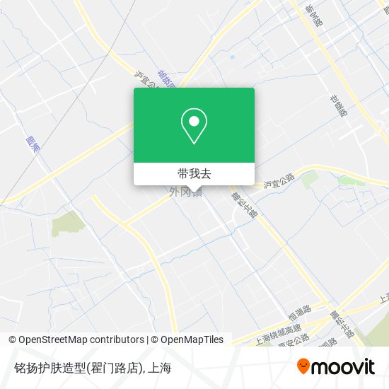 铭扬护肤造型(瞿门路店)地图