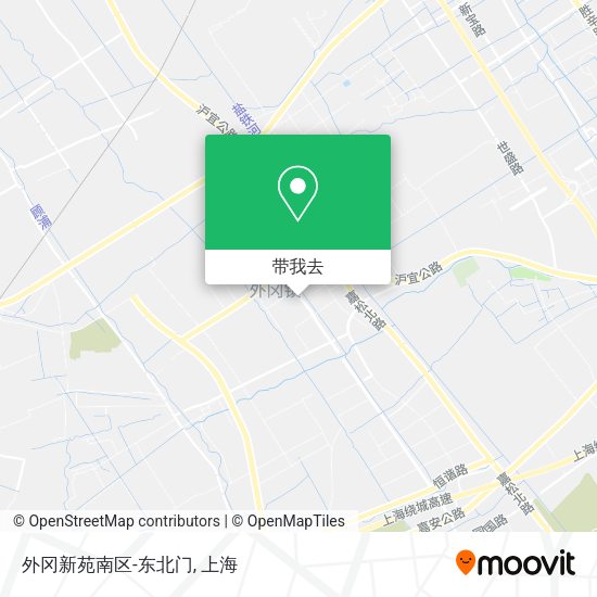 外冈新苑南区-东北门地图