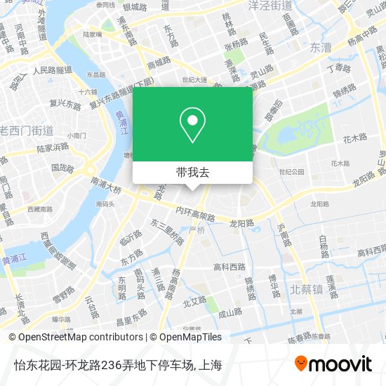 怡东花园-环龙路236弄地下停车场地图