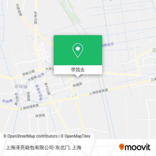 上海泽亮箱包有限公司-东北门地图