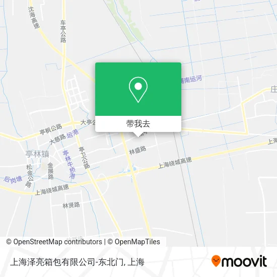 上海泽亮箱包有限公司-东北门地图