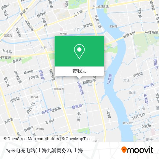 特来电充电站(上海九润商务2)地图