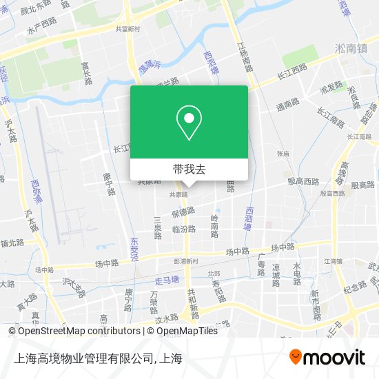 上海高境物业管理有限公司地图