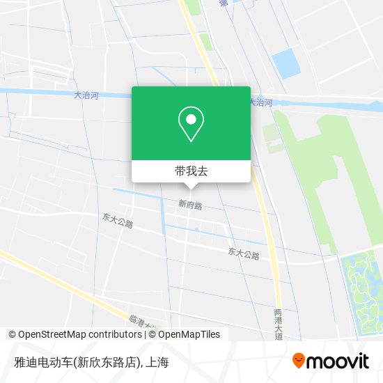 雅迪电动车(新欣东路店)地图