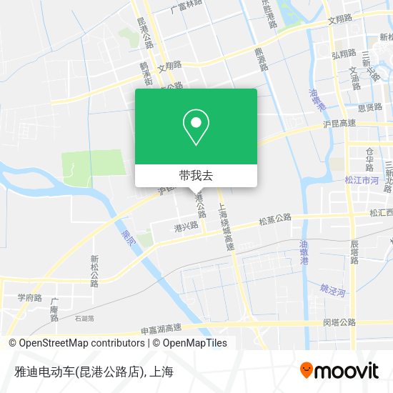 雅迪电动车(昆港公路店)地图