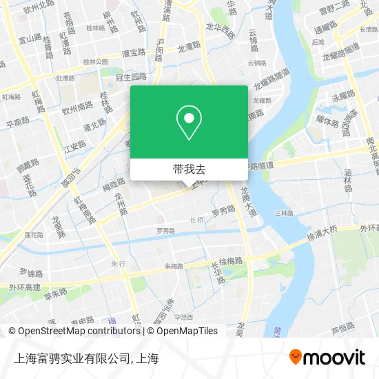 上海富骋实业有限公司地图