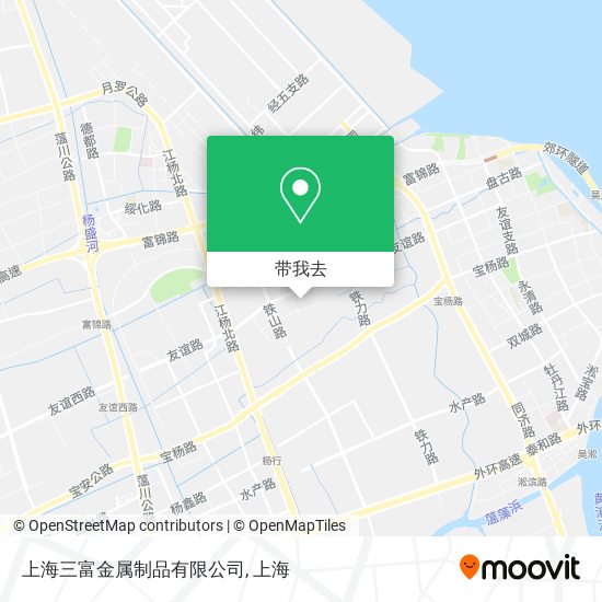 上海三富金属制品有限公司地图