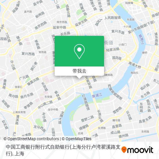 中国工商银行附行式自助银行(上海分行卢湾瞿溪路支行)地图