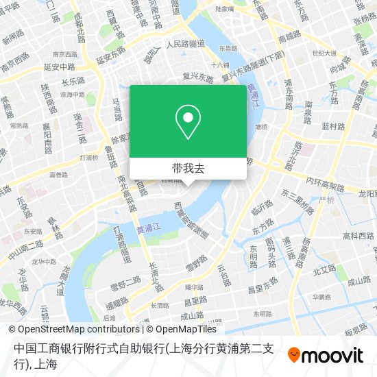 中国工商银行附行式自助银行(上海分行黄浦第二支行)地图