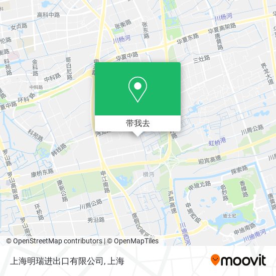 上海明瑞进出口有限公司地图