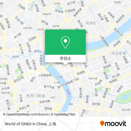 World of Ghibli in China地图