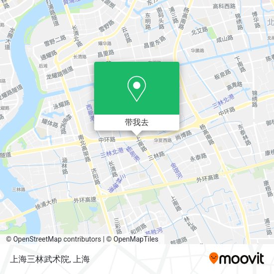 上海三林武术院地图