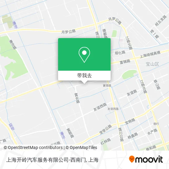 上海开岭汽车服务有限公司-西南门地图