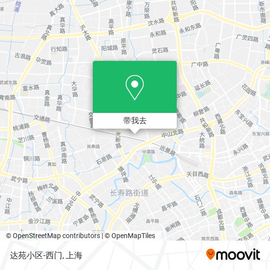 达苑小区-西门地图