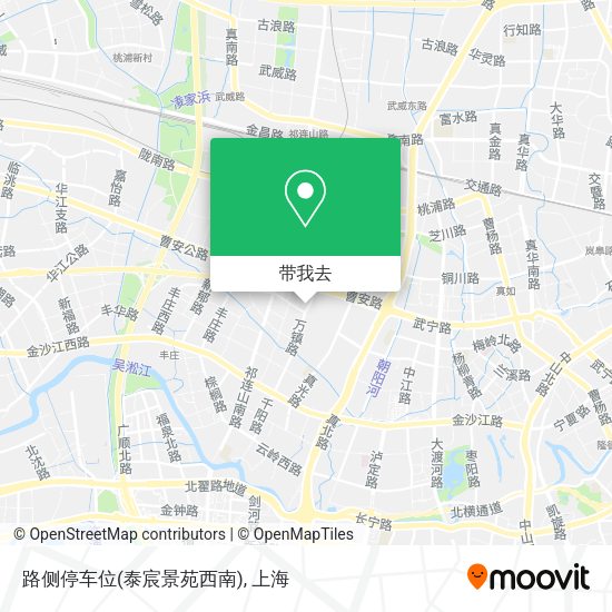 路侧停车位(泰宸景苑西南)地图