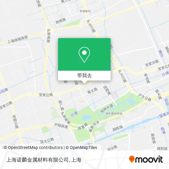 上海诺麟金属材料有限公司地图