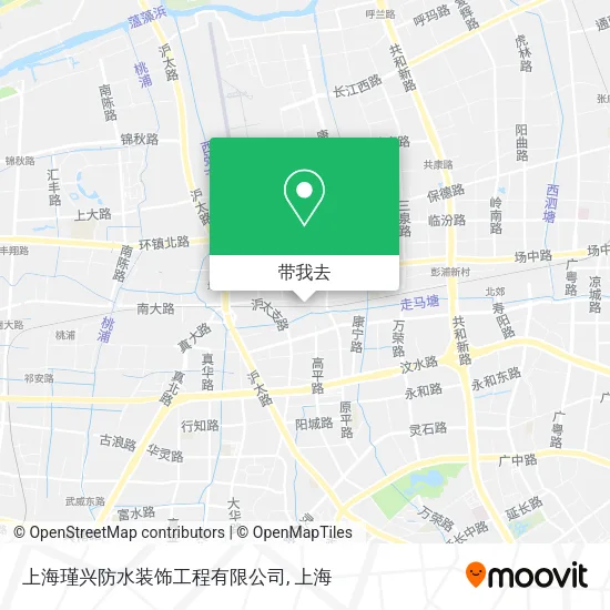 上海瑾兴防水装饰工程有限公司地图