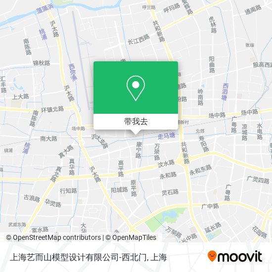 上海艺而山模型设计有限公司-西北门地图