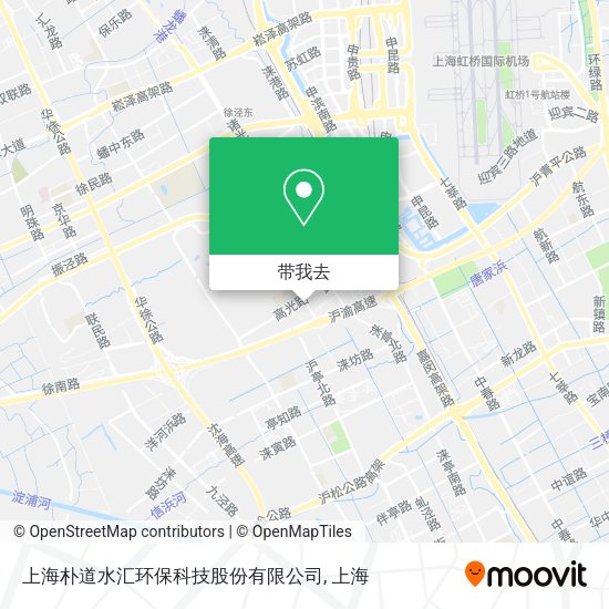 上海朴道水汇环保科技股份有限公司地图
