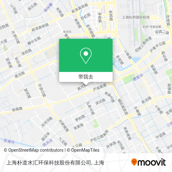 上海朴道水汇环保科技股份有限公司地图