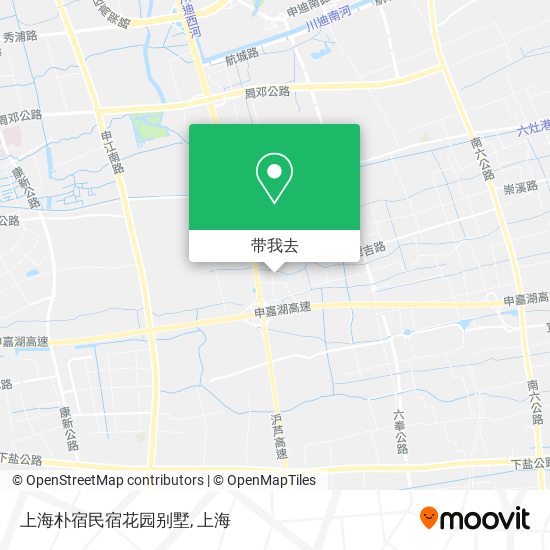 上海朴宿民宿花园别墅地图