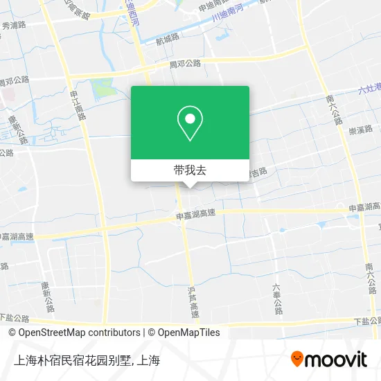 上海朴宿民宿花园别墅地图