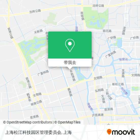 上海松江科技园区管理委员会地图