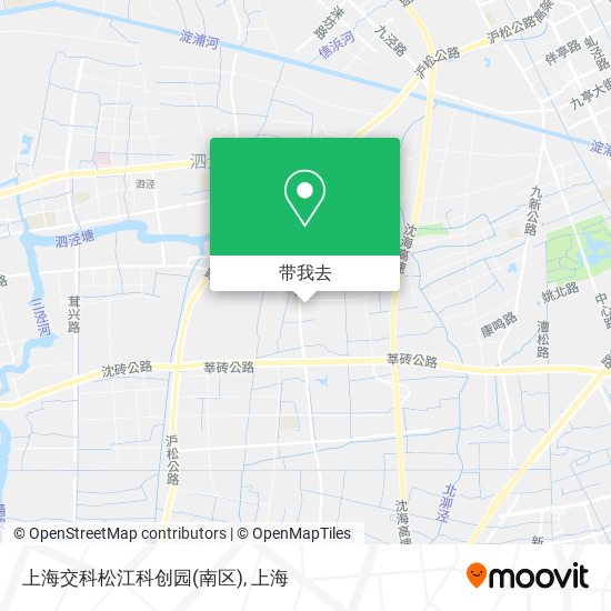 上海交科松江科创园(南区)地图