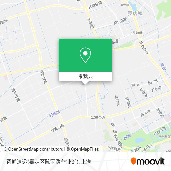 圆通速递(嘉定区陈宝路营业部)地图