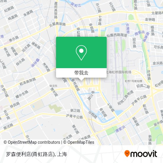 罗森便利店(甬虹路店)地图