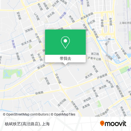 杨斌铁艺(高泾路店)地图