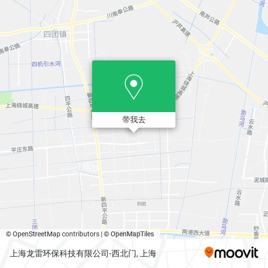 上海龙雷环保科技有限公司-西北门地图