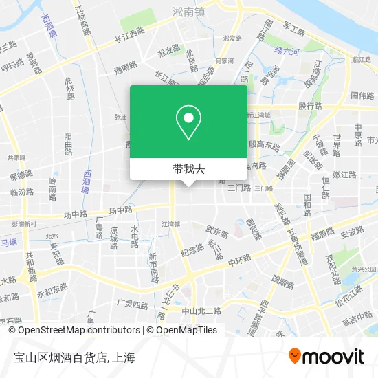 宝山区烟酒百货店地图