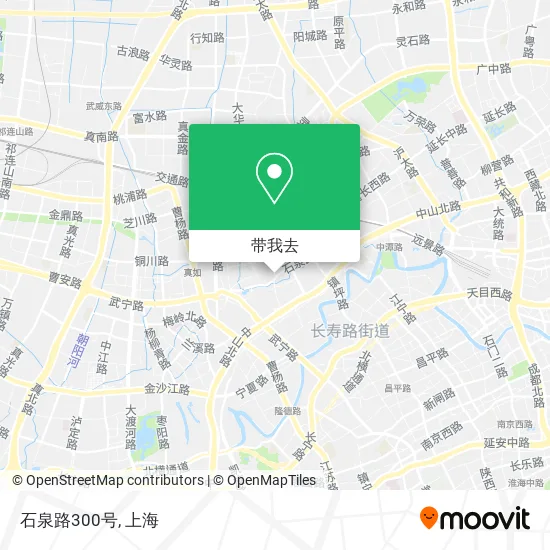 石泉路300号地图