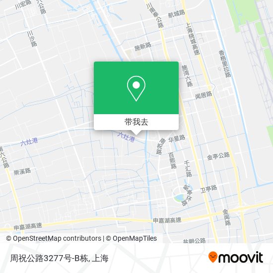 周祝公路3277号-B栋地图