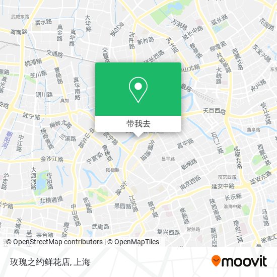 玫瑰之约鲜花店地图