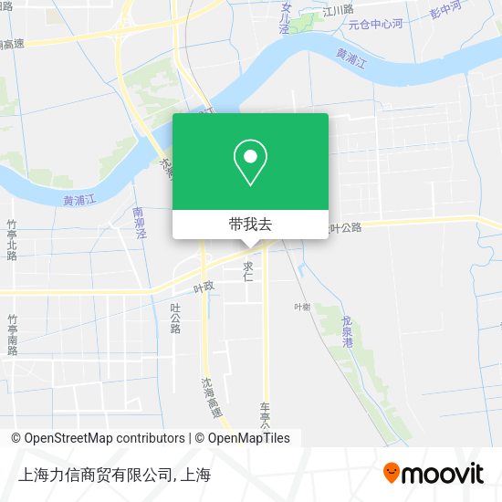 上海力信商贸有限公司地图